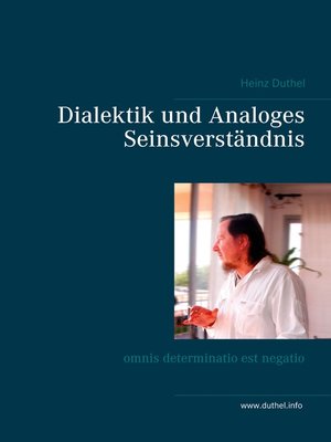 cover image of Dialektik und Analoges Seinsverständnis